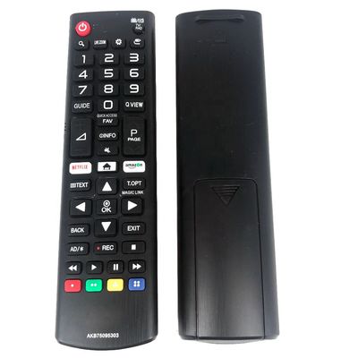 جهاز تحكم عن بعد للتلفزيون AKB75095303 مناسب لتلفزيون LG الذكي مع وظيفة Netflix و Amazon
